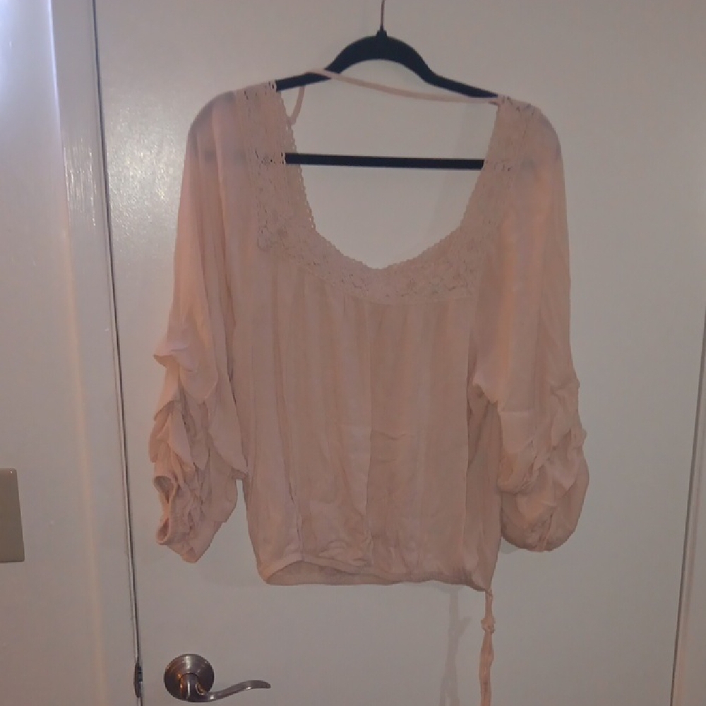 Chic Beige Women's Blouse